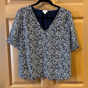 J. Crew Floral Blouse
